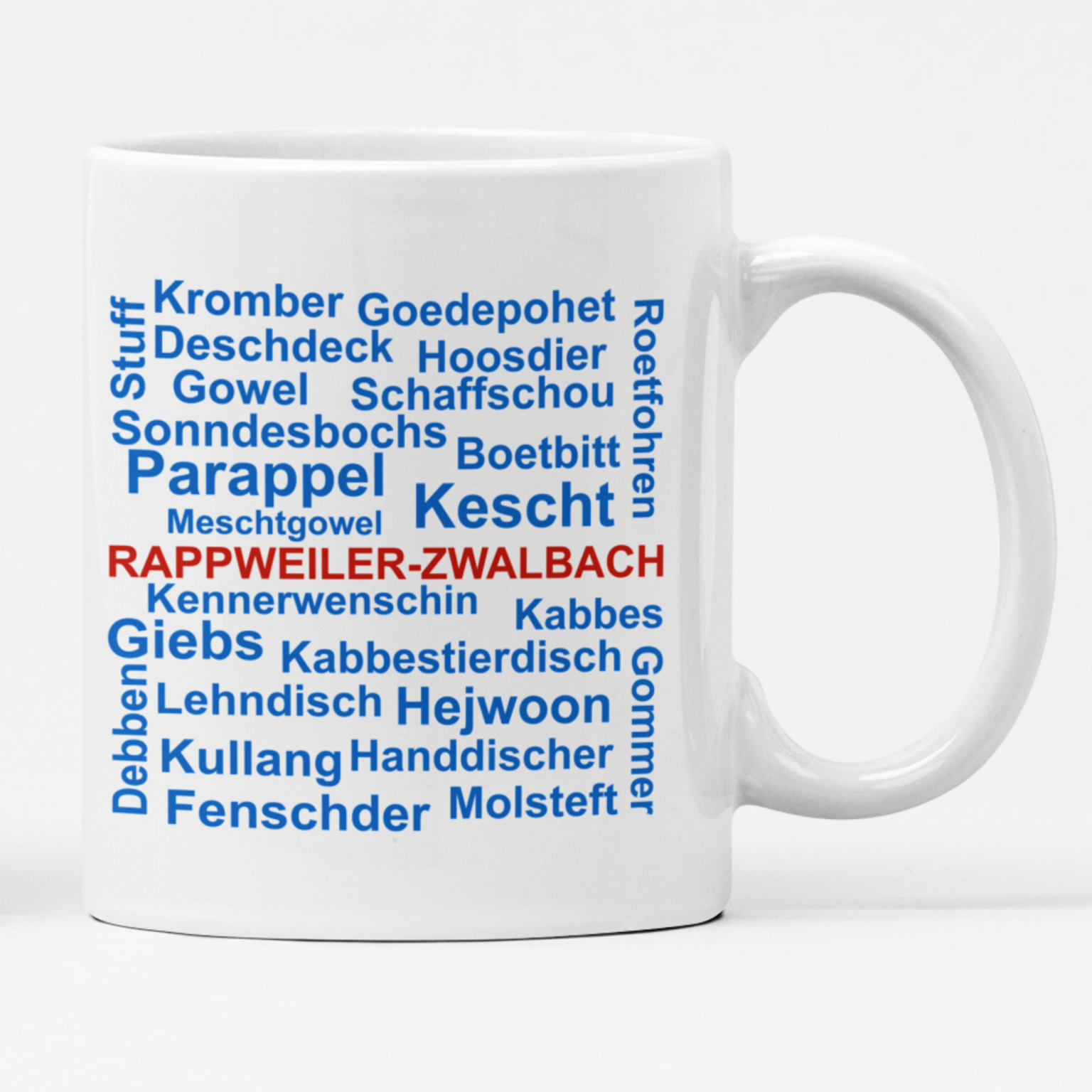 Tasse Rappweiler-Zwalbach Dialekt