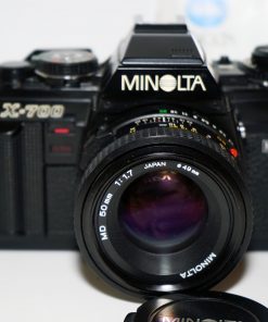 Minolta X700 Kamera kaufen - Gebrauchte SLR mit 50mm 1:1,7 Objektiv und 12 Monaten Gewährleistung! Jetzt kaufen!